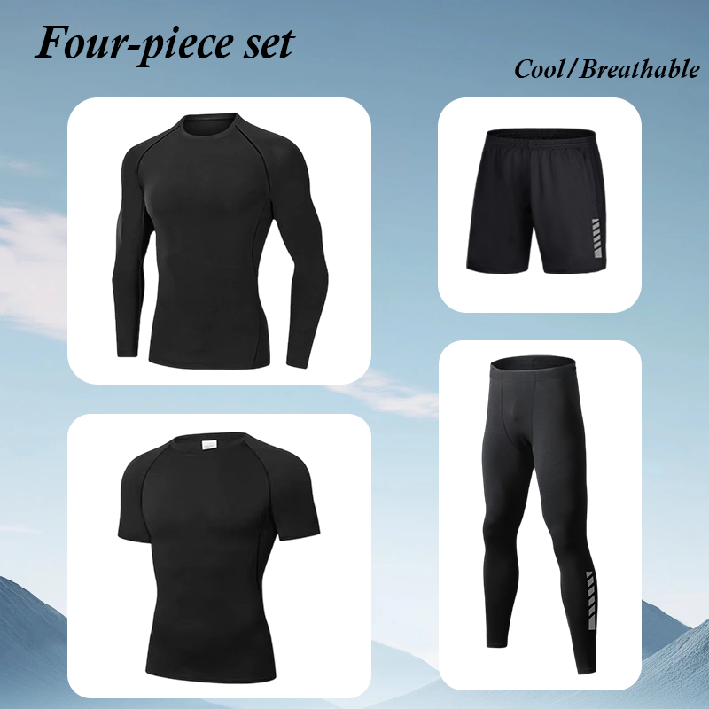 بدلة رياضية عصرية للرجال عالية - مراجعة Running Gear Long Sleeve وسعره