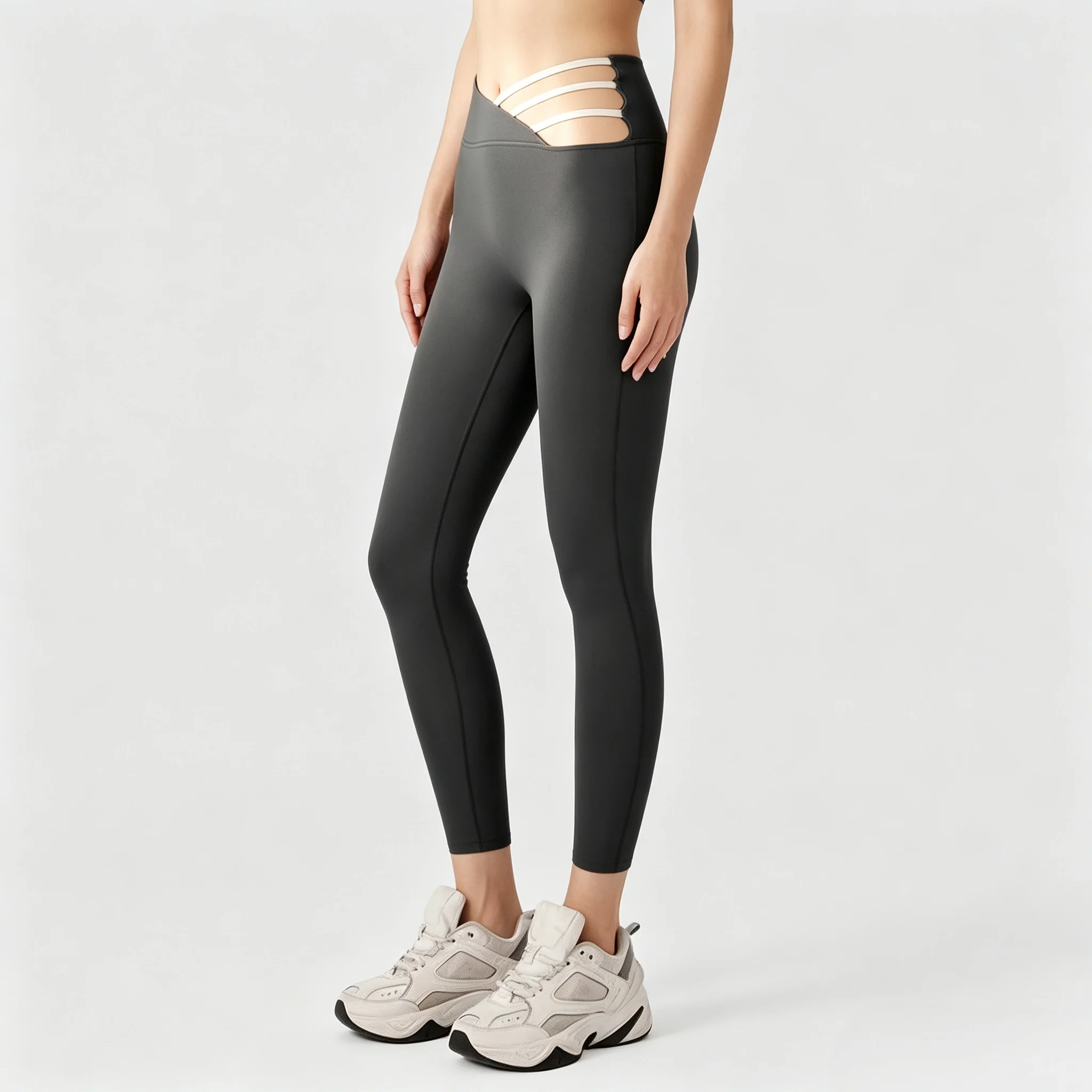 بنطلون يوجا نسائي مثقوب وممزق، - مراجعة Running Gear Outfit وسعره